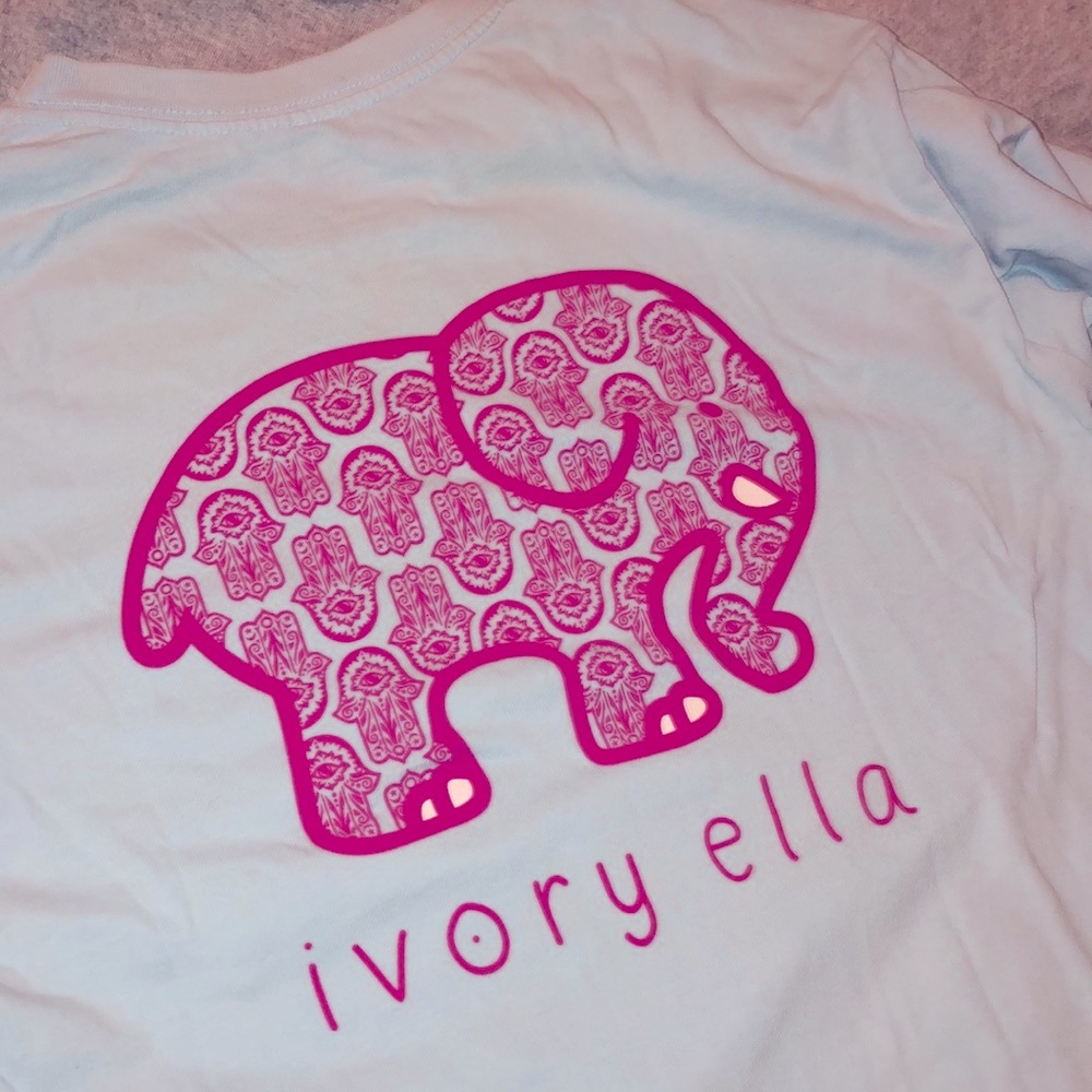 IVORY ELLA BLUE LONG SLEVE